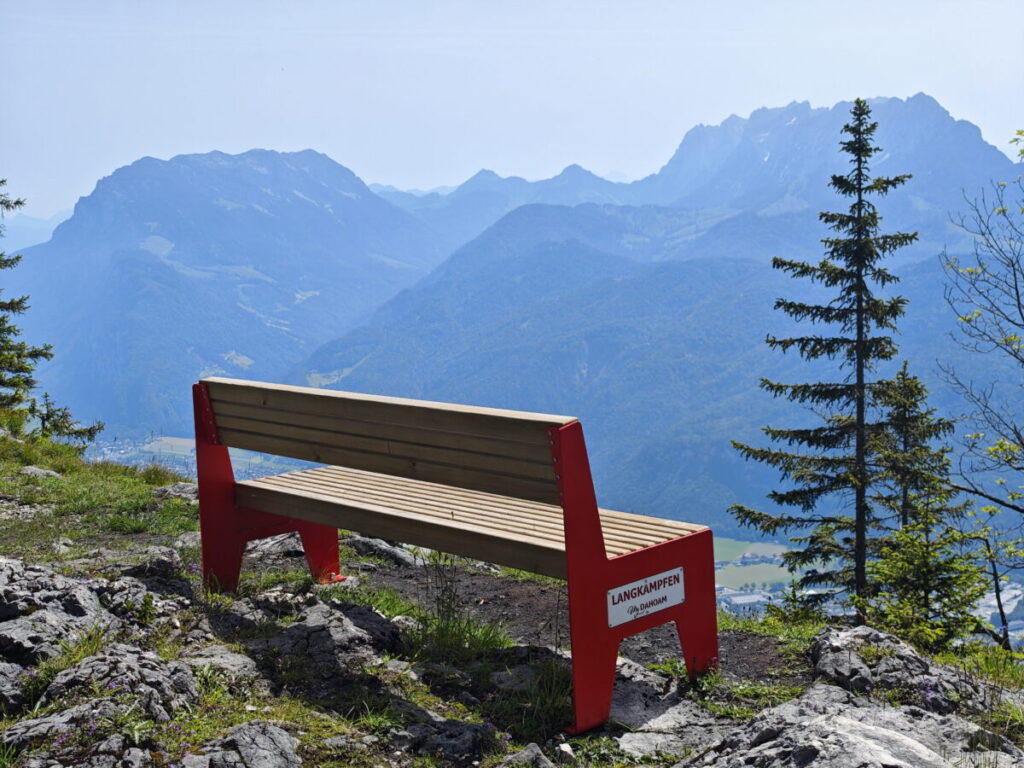 Pendling Ausblick am Gipfel genießen