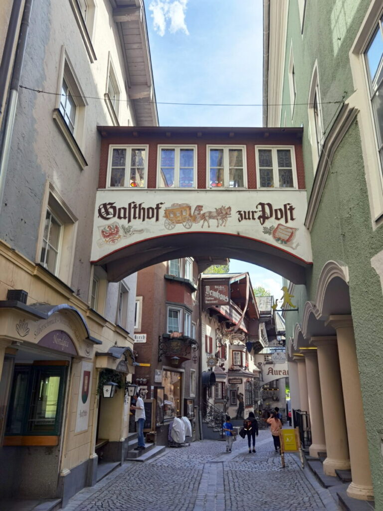 Kufstein Altstadt: Die Römerhofgasse ist die meistbesuchte Gasse